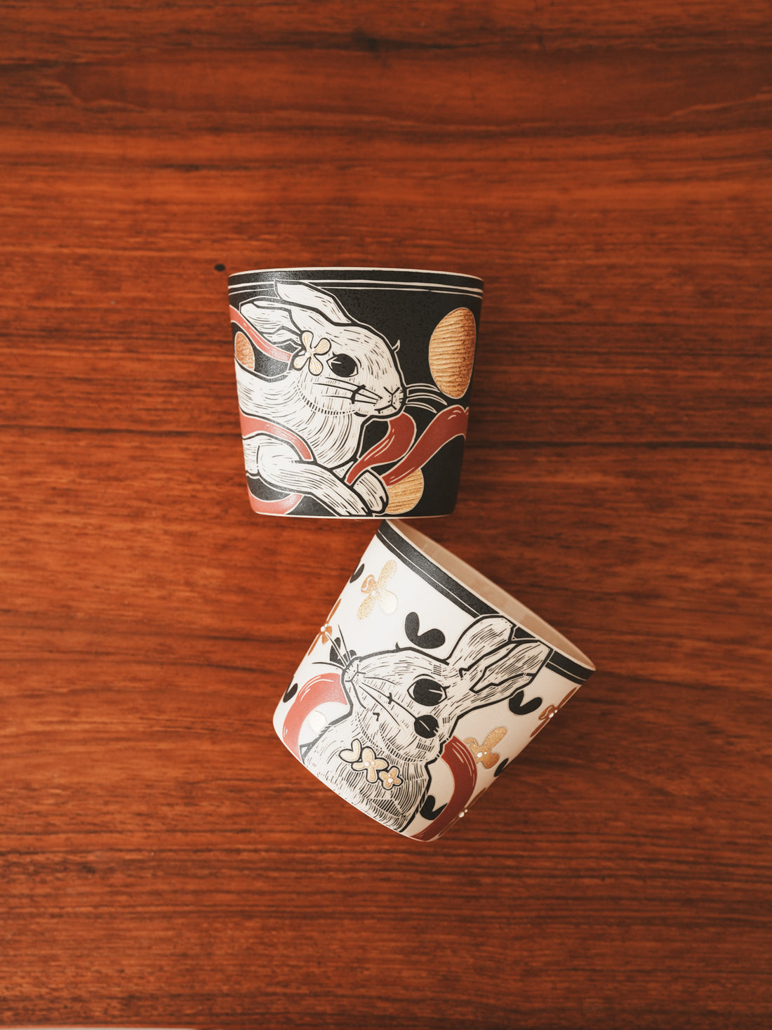 Shirogarasu Studio Mid-Autumn Festival Cup Black BY27