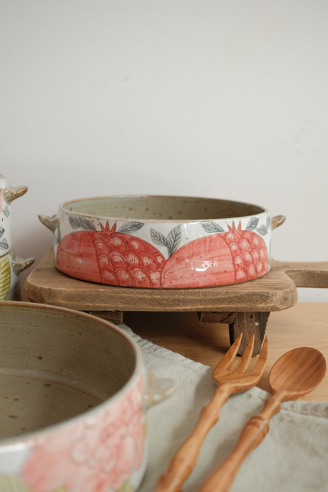 Cool Banana Bowl with Flower Handle