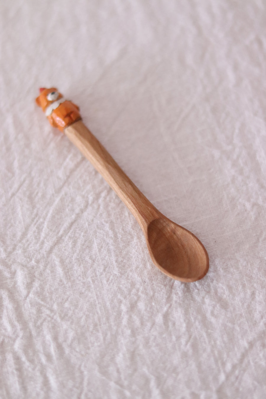 Ayataro Small Spoon - Orange Bear - aya11