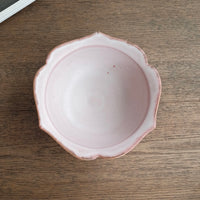 Norio Nakabayashi 中林範夫 Medium Floral Shaped Bowl - Pink NN02