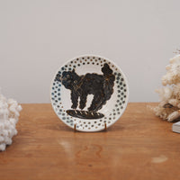 Tomoko Kubo コンガリ舍 Cat Plate TK24