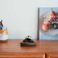 Aya and Yoshiko Wool Felt Small Animal Coaster - Otter YS01