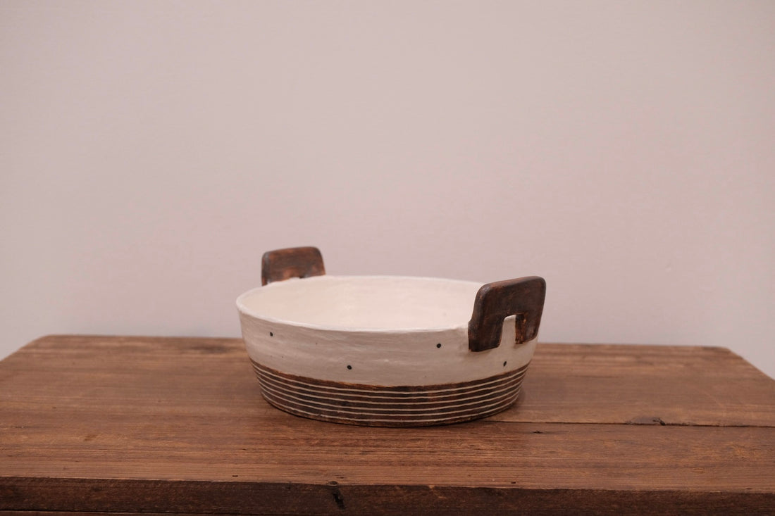 Emishi Kobo 池田匡優&美弥子 - Double Handled Deep Bowl EK19