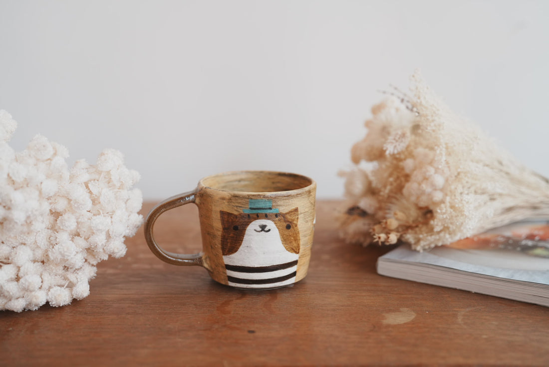 Fumiko Tsuchihashi 土橋文子 - Animal Mug FT02 #7