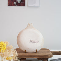 Cozy Nook - Checkered Pattern Cat Round Plate- CN13 #3