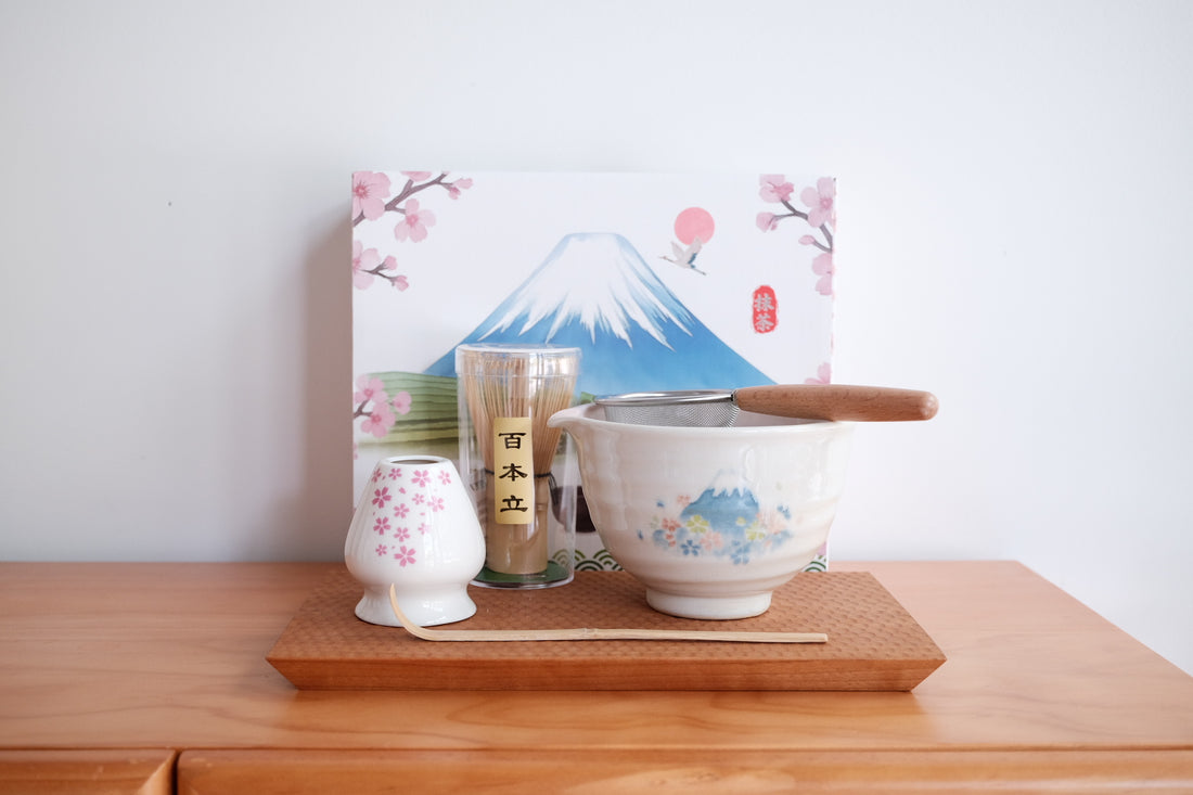 Matcha Bowl Set- Sakura