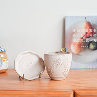 Satomi Motohashi 本橋里美 Bird and Flower Cup and Saucer SM17