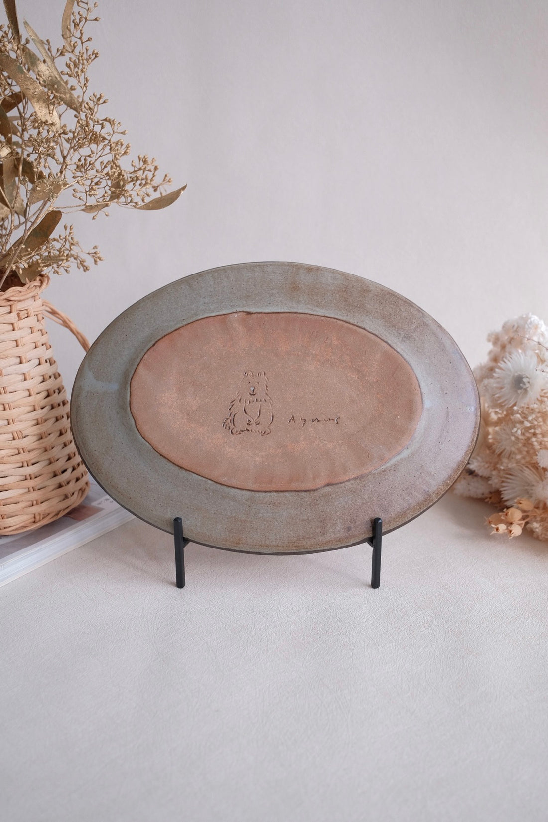 Ayane Hamada 濱田綾音Animal Oval Plate AY15