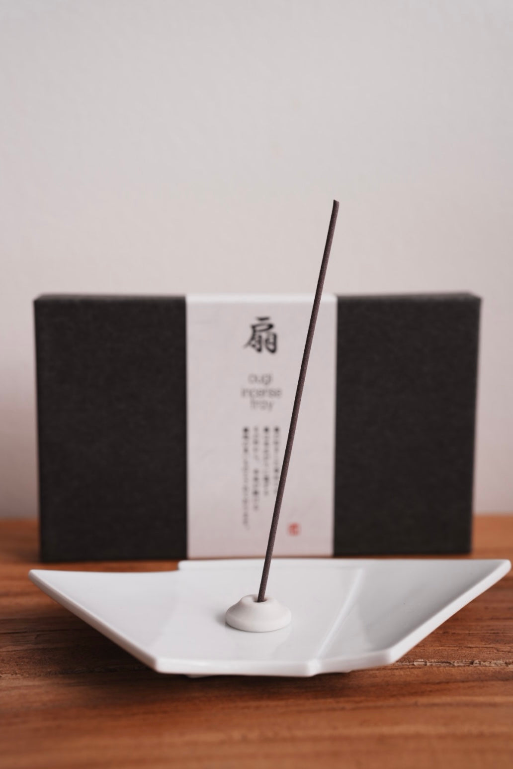 Kousaido Fan Shaped Incense Holder