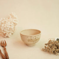 Chiho Yoshida 穗屋工房- Rice Bowl - Line & Stars CY05