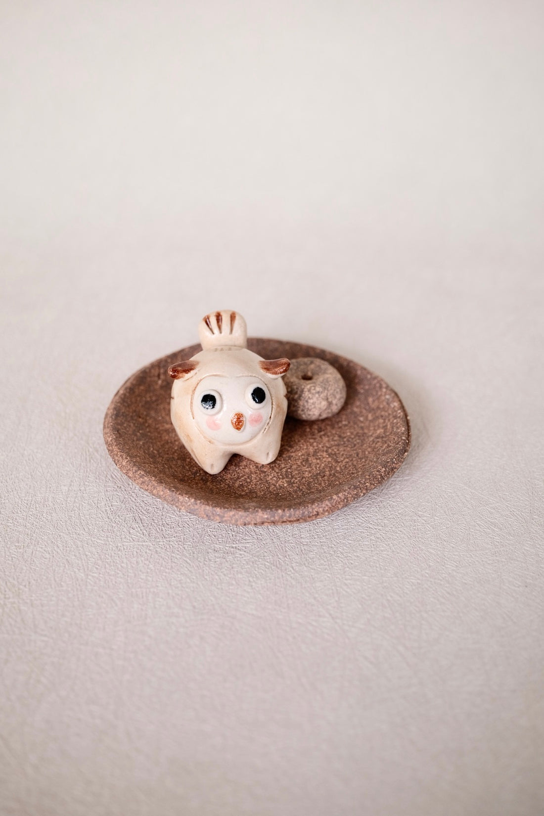 Japanese Clay Animals Incense Holder - Animal Collection