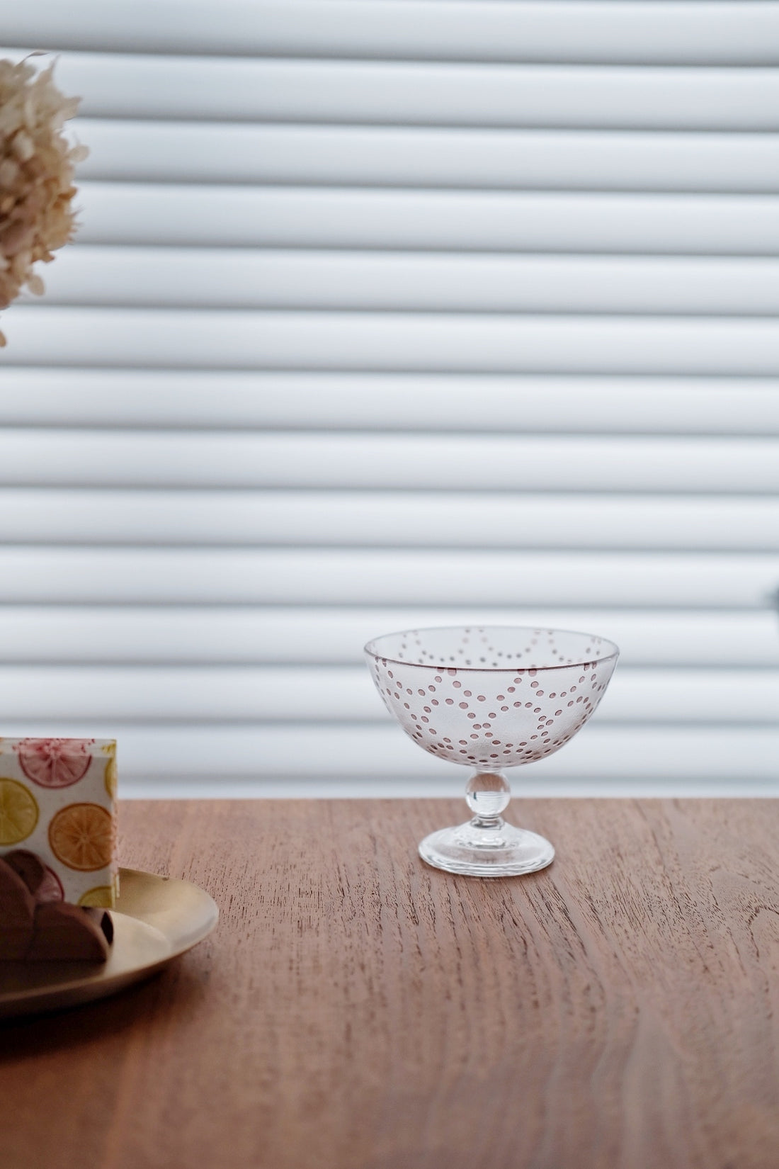 平井睦美Mutsumi Hirai Tenn Goblet Dessert Bowl - Red