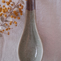 Japan Made Ceramic Spoon and Spoon Rest