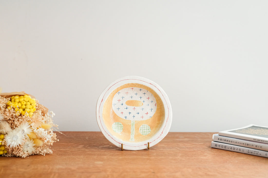 Hapun Pottery 拝志睦子 Small Plate HP14