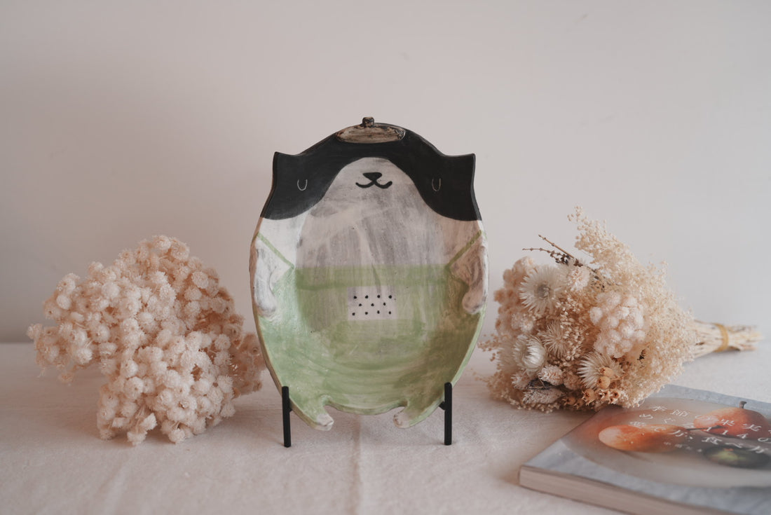 Fumiko Tsuchihashi 土橋文子 - Animal Shaped Plate FT17 #4