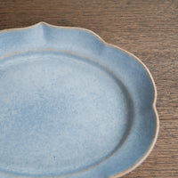 Norio Nakabayashi 中林範夫 Small Oval Plate - Blue NN07