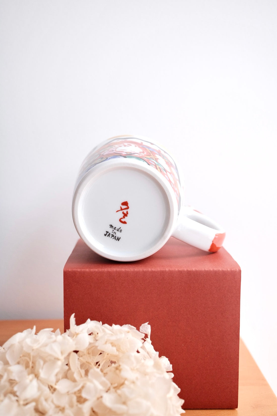 夕立窯 Japanese Style Red Mt. Fuji Mug