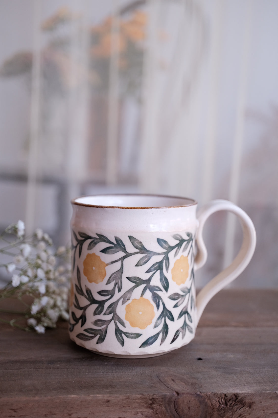 Nakagaki Tomoko Water Color Hand Painted Mug - KP14