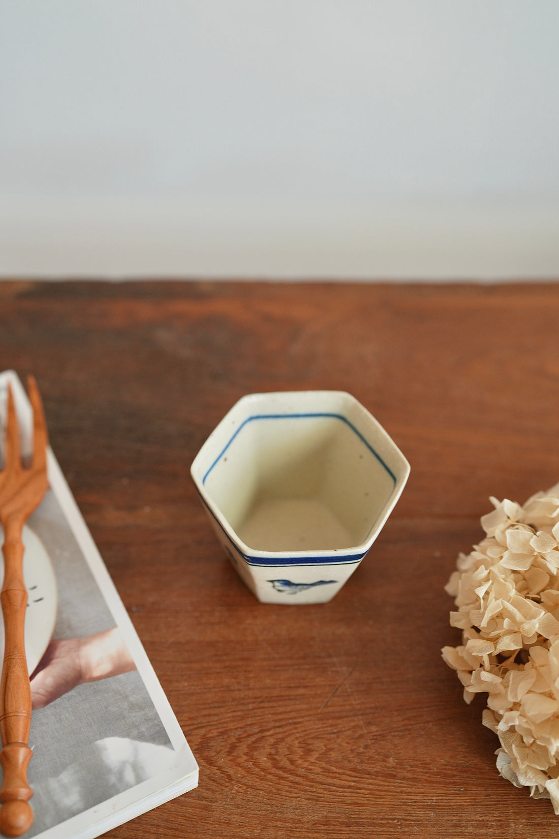 Shinko Nakanishi 中西申幸 Bird Hexagonal Free Cup SN07