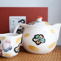 夕立窯 Japanese Style Tea Set - Blue Mt. Fuji