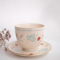 Taki Tomoda 友田多紀 Strawberry Cup and Saucer - TT03