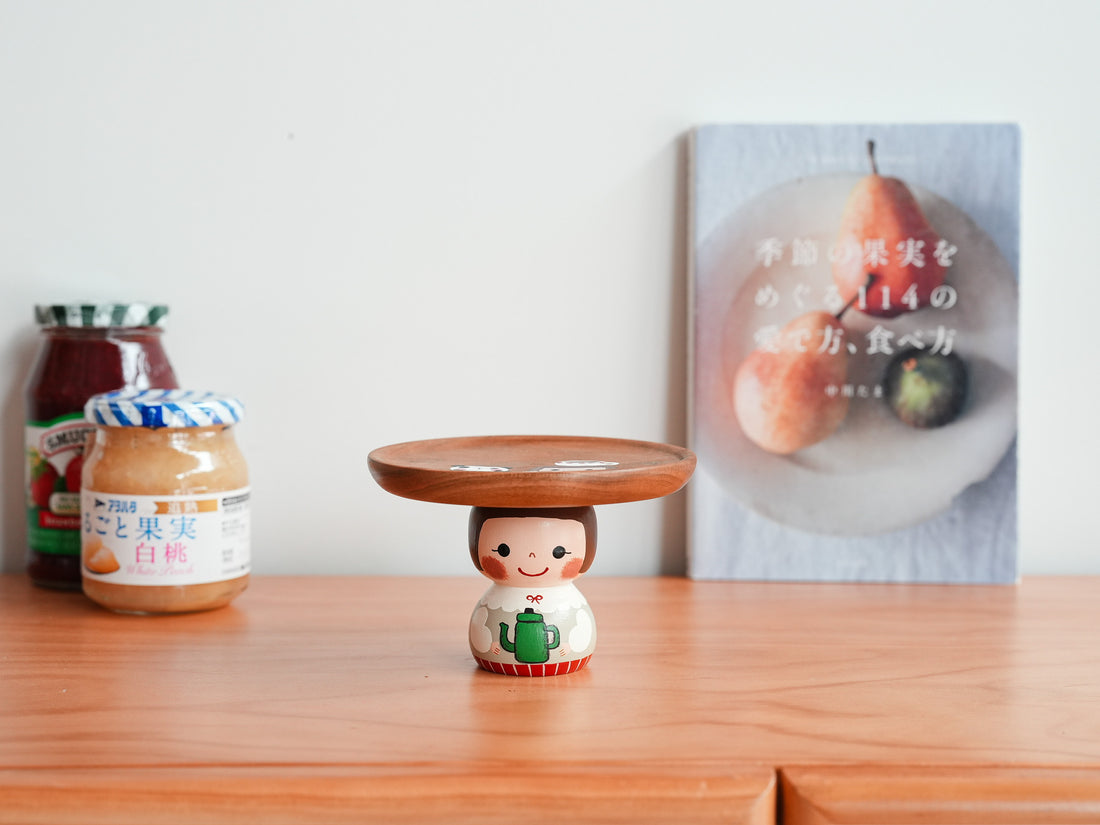Kiezakka 木繪雜貨 Pedestal Plate - Teapot KZ04