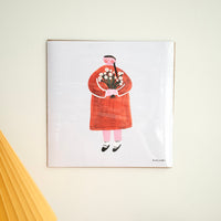 Babincho Prints Girls with Flowers 23cm