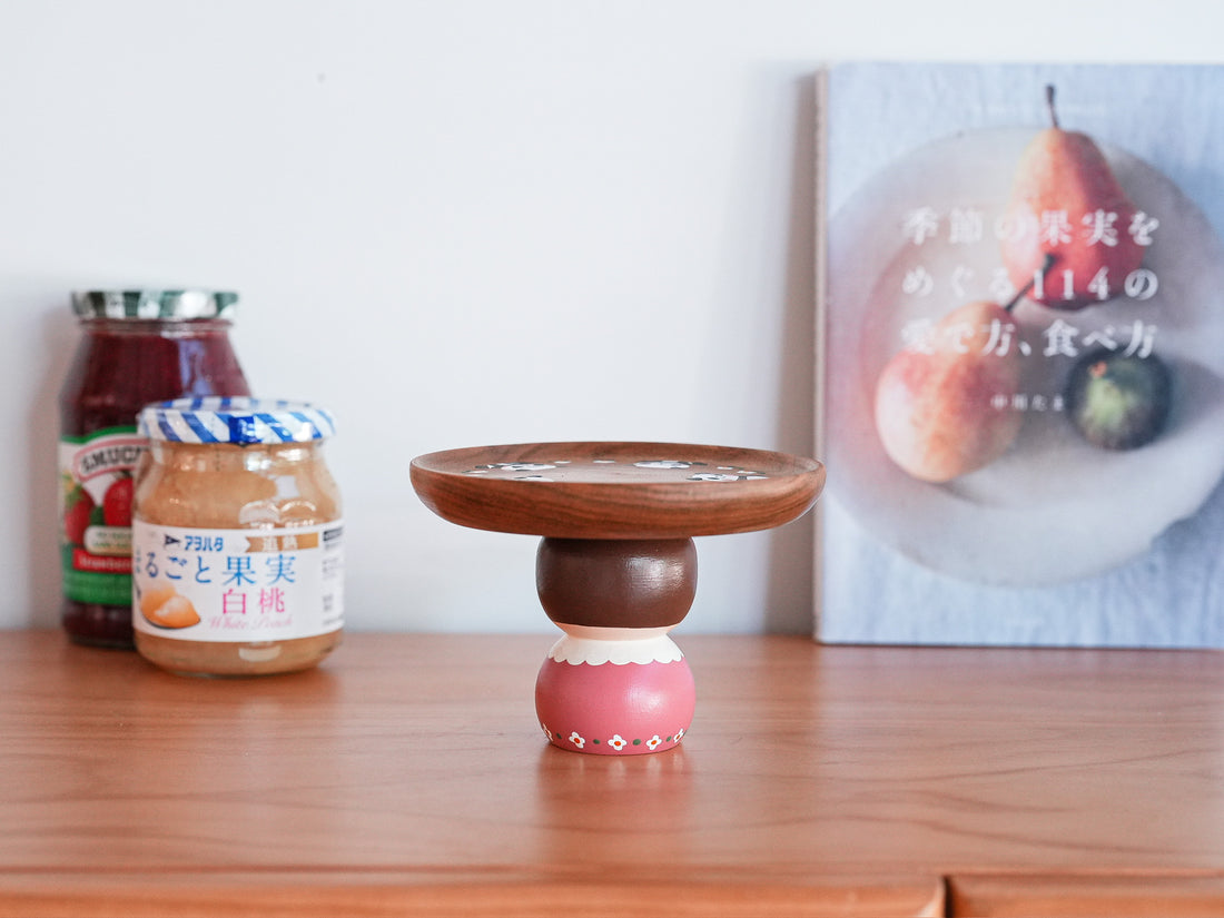 Kiezakka 木繪雜貨 Pedestal Plate - Panda KZ02
