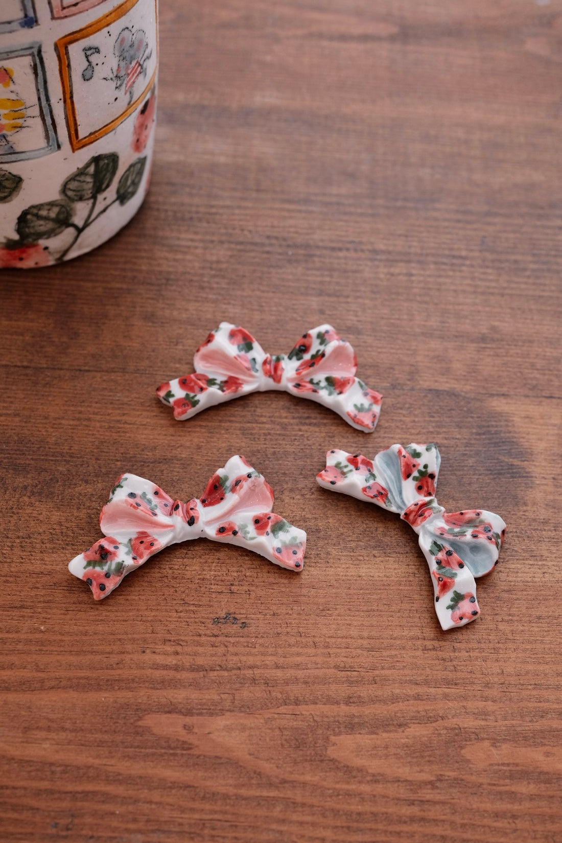 Asako Yamaguchi 山口麻子 Ribbon Chopstick Rest AI29