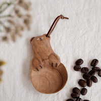 Kumiko Nakamura 星屑制作所 Wood Coffee Spoon - Brown Bear H11