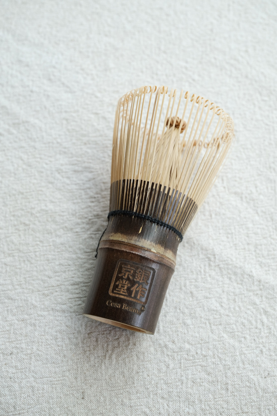Purple Bamboo Matcha Whisk 100 Prongs Twine Count