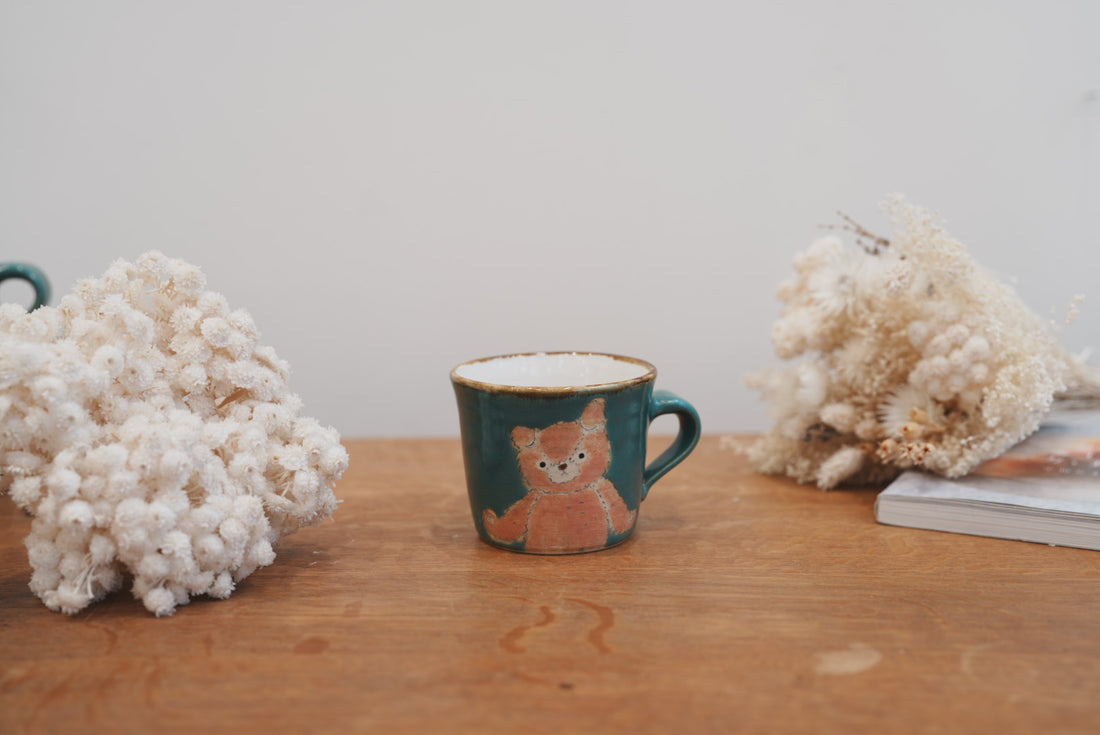 Tomoko Kubo コンガリ舍 Blue Bear Mug TK10