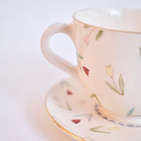 Taki Tomoda 友田多紀 Tulip Cup and Saucer - TT01