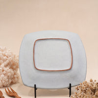 Kei Mitsumochi ミツ持啓 24cm Rectangle Plate - Blue Flower KM20