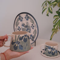 BAIYA Studio Blue Iris Coffee Jug