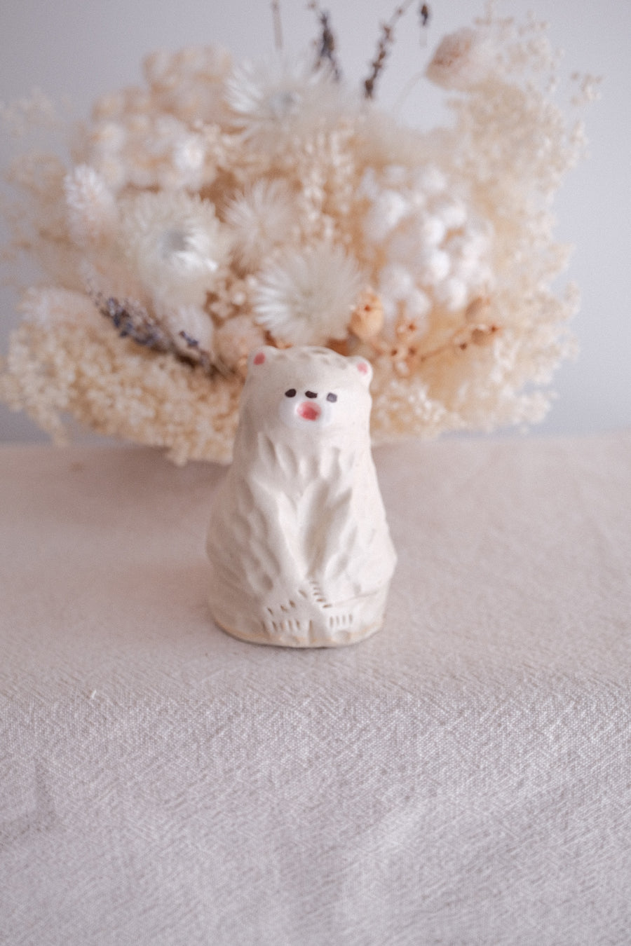 Kato Mikiko 加藤美纪子 Bear Vase - MK41