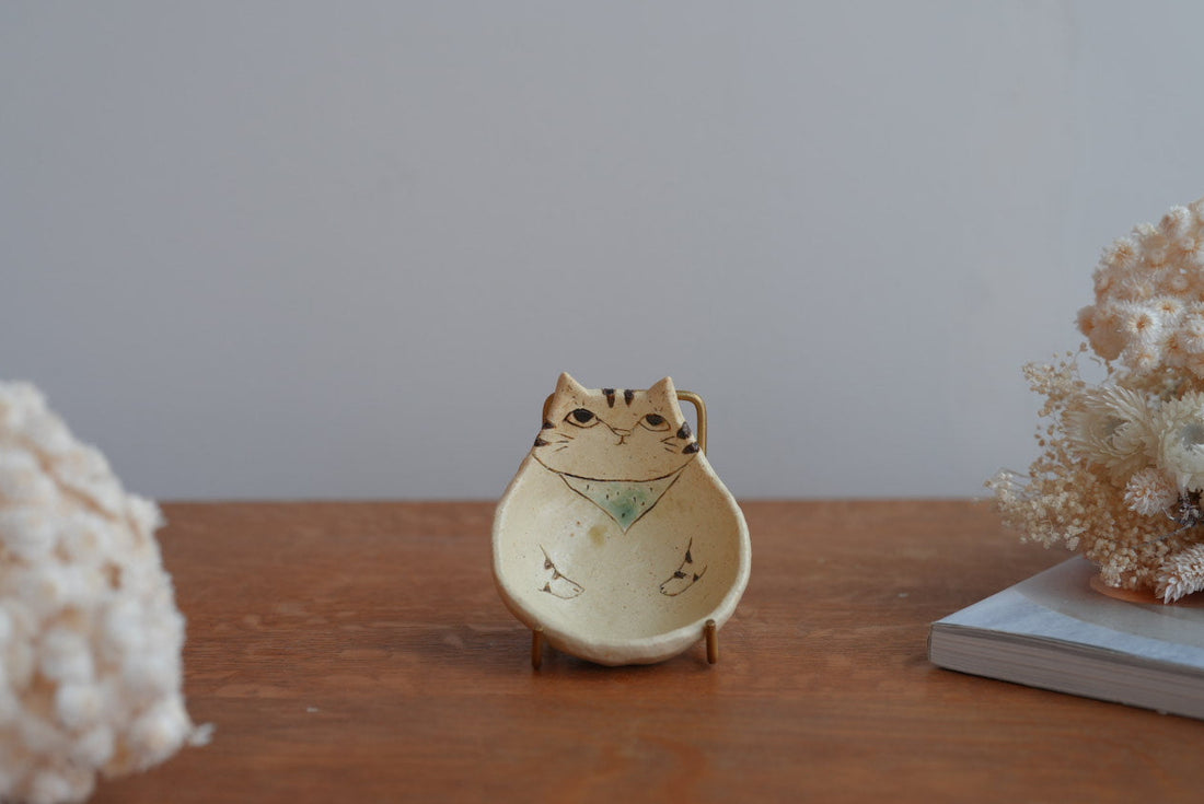 Shoko Hirano 平野照子 Mini Cat Plate SR09 #4