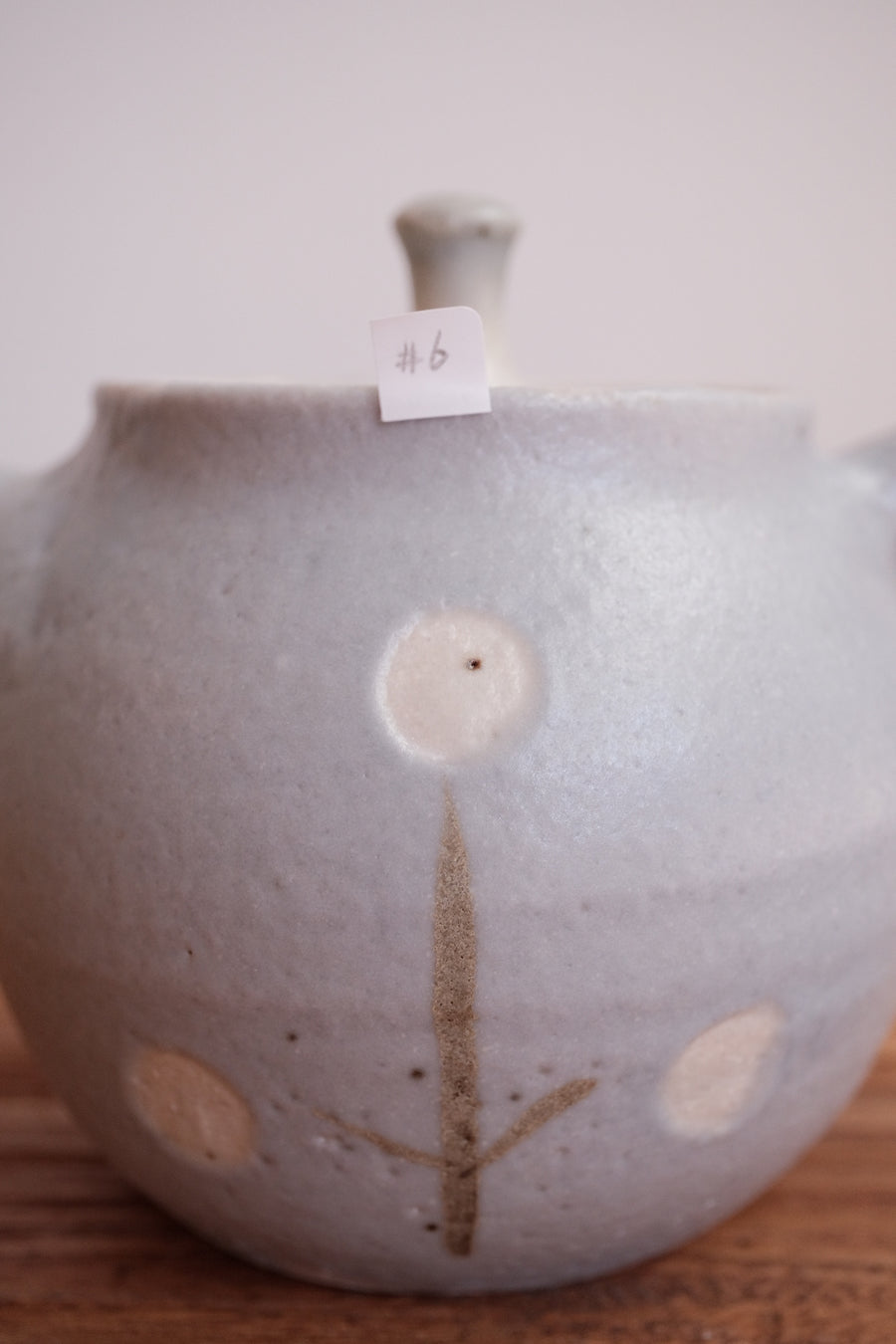 Haruko Harada 原田晴子 Tea Pot with a Bird - HH10 #6