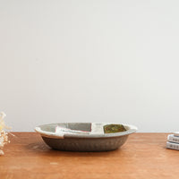 Hapun Pottery 拝志睦子 Oval Plate HP12