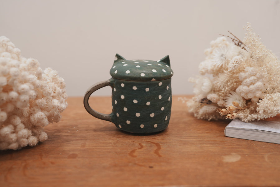 Fumiko Tsuchihashi 土橋文子 - Mug with Lid FT10 #5