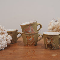 Tomoko Kubo コンガリ舍 Yellow Bear Mug TK08