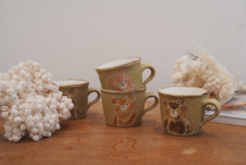 Tomoko Kubo コンガリ舍 Yellow Bear Mug TK08