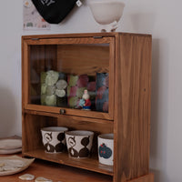 Natural Wood Storage Cabinet - Store Pick Up Only