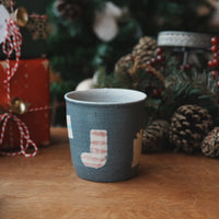 Haruko Harada 原田晴子 Christmas Straight Mug - HH37