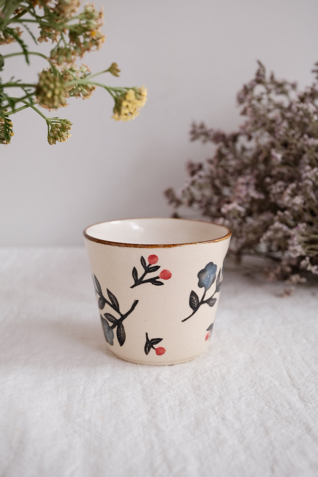 Nakagaki Tomoko Water Color Hand Painted Teacup  #6