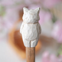 Ayataro Large Spoon - Cat with Blue Bowtie - aya10