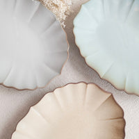 Mino Ware Lotus Oval Plate