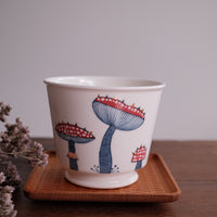 QIU Studio- Red Mushroom Tea/Coffee Cup