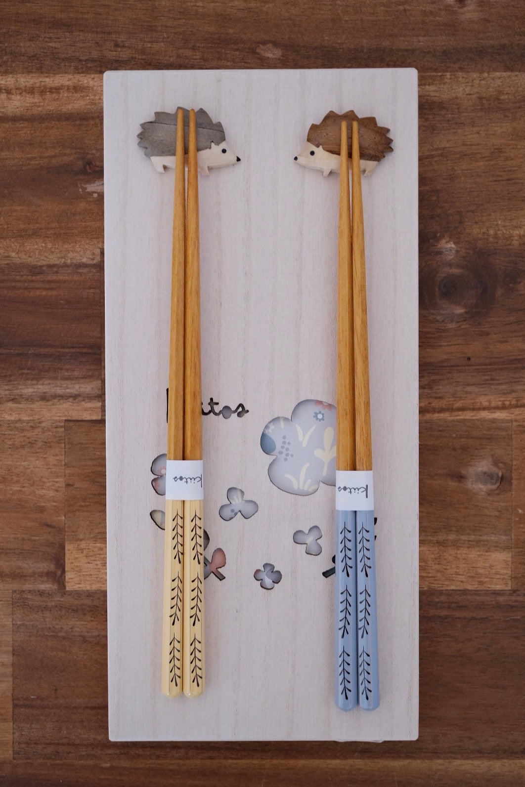 POCO Kiitos Chopsticks Gift Set - Hedgehog