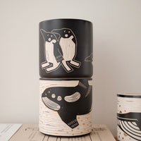 BAIYA Studio Handmade Gold Decor Orca Cup